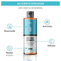 Acondicionador Anti-Frizz, Desenreda y Brillo (Paso 3) - Rebel