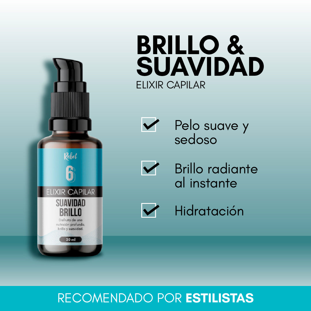 Elixir Capilar: Suavidad y Brillo (Paso 6) - Rebel