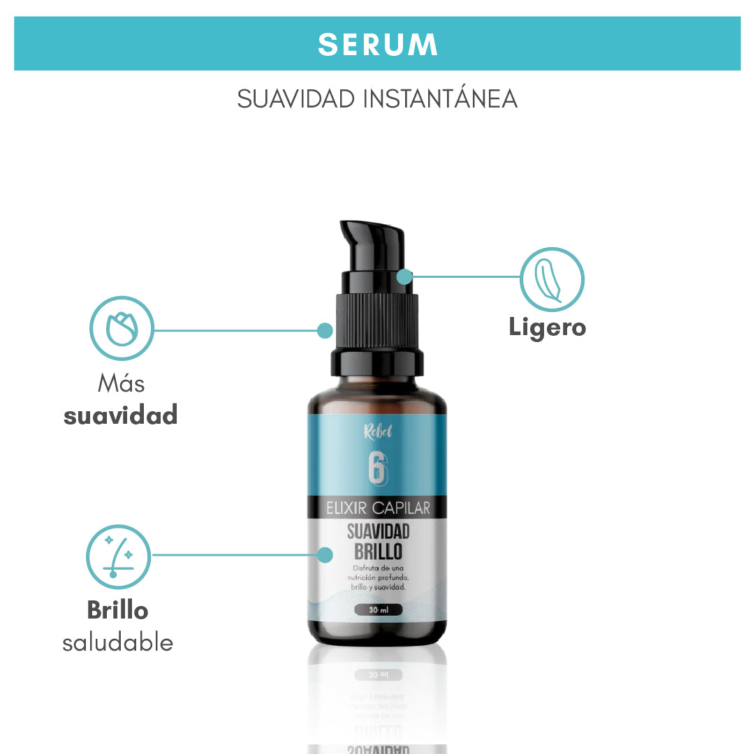 Elixir Capilar: Suavidad y Brillo (Paso 6) - Rebel