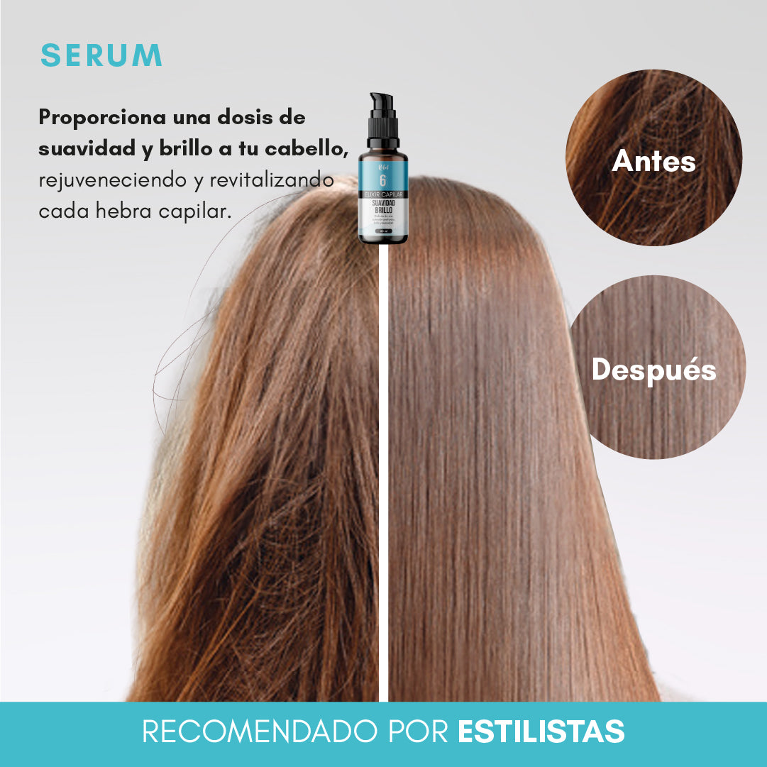 Elixir Capilar: Suavidad y Brillo (Paso 6) - Rebel