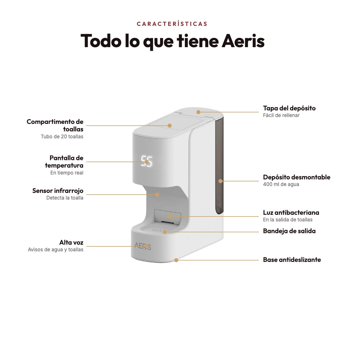 Características de Aeris